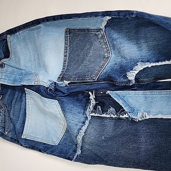 Revice Matchmaker Patchwork Love at First Sight Denim Jeans/Size 23 - Picture 12 of 16
